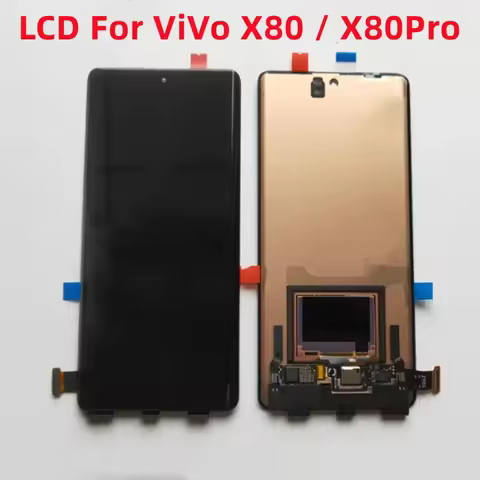 LCD Screen Original AMOLED For ViVO X80 / X80 Pro 5G V2183A / V2185A LCD Display Touch Digitizer Ass