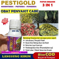 OBAT PENYAKIT CABE AMPUH PESTIGOLD 250ML Fungisida Organik Hayati Obat Busuk Buah Akar dan Batang Be