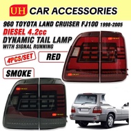 TOYOTA LAND CRUISER FJ100 1998 - 2005 ( DIESEL 4.2CC ) DYNAMIC TAIL LAMP WITH SIGNAL RUNNING ( 960 )
