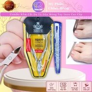 COMBO SKIN CUTTER & HIGH QUALITY Stainless Steel NEO'S NAIL FILES - Perfect Nail Care at Home (TD777