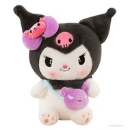 น่ารัก Kuromi ตุ๊กตาตุ๊กตาตุ๊กตาของเล่นที่ดีกระบวนการอนิเมะที่สมจริงหมอนยัดหมอนสำหรับเด็กวันเกิดวันเ