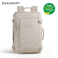 Multi-purpose waterproof travel backpack, Bagsmart, quick-release access, 28l 38l capacity, suitable