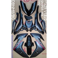 Y16ZR V1 V2 ABS SNIPER MX 44 YAMAHA BODY COVER SET WITH SIAP STICKER TANAM 2K CLEAR HLD BRAND BWC1+V