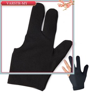 ◇VARSTR◇Snooker Billiard Glove Left Right Hand Pool Cue Glove Three Finger Open Glove