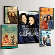 Gilmore Girls Poster  Retro Kraft Paper Sticker for DIY Room Decor  Bar Cafe Aesthetic Art Wall Pain
