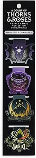 Conquest Journals A Court of Thorns and Roses Magnetic Bookmarks, 4-Pack Book Markers, Page Clips wi