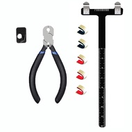 Archery Nocking Points Pliers Strings Knock Set T Shape Bow Square Ruler Nocking Buckle Pliers Recur