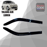BLACK LUMIN WATER GUTTER SLIM SIDE VISOR BLACK LUMIN SLIM BLACK LUMIN RAIN GUTTER