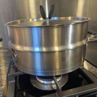 孖人牌不鏽鋼蒸煎焗鍋