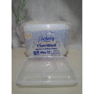 THINWALL BENTO 4-SET / BENTO LUNCH BOX / CLEAR BENTO LUNCH BOX