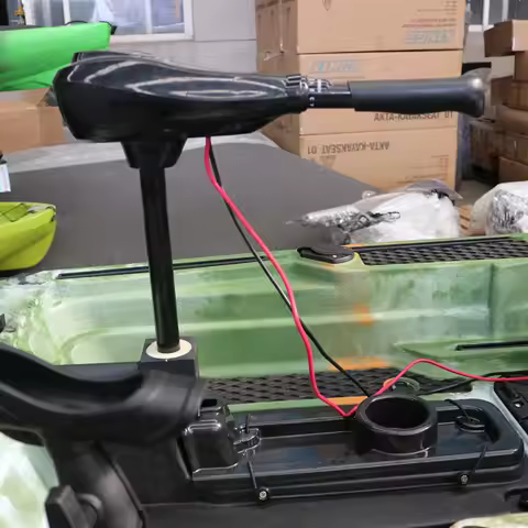 Vicking Pedal Kayaks Mount 12v 46lbs Motor for Fishing Electric Motor Trolling Ocean Kayak