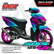 Decal Soul GT 125 Full Body Sticker Soul GT 125 Full Body Striping Soul GT 125 Full Body
