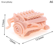 StarryBaby 1 64ของเล่นจำลองฉากรถโมเดลเครื่องยนต์รถไดโอรามาเรซิ่นแบบไม่มีสีเครื่องมือซ่อมแซมฉากโรงรถ