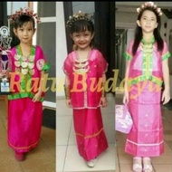 Modern Pakaian Adat Bugis / Baju Adat Bodo / Stelan Adat Makasar Anak