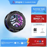 Amgras iceWorld Pro Phone Cooler gaming Mute Dissipate Fan Cooling Radiator Magnetic/Back-clip 2 in 