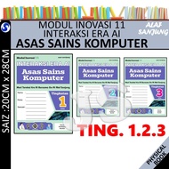 MODUL INOVASI 11 INTERAKSI ERA AI ASAS SAINS KOMPUTER TINGKATAN 1 2 3 KSSM 2026 (STUDENT) | NO JAWAP