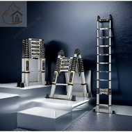Stainless steel telescopic ladder, multifunctional step ladder, portable folding ladder, adjustable 
