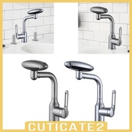 [Cuticate2] Kitchen Sink Faucet Water Saving Tap Plumbing Replacement Modern Ceramic Valve Core Degree Swivel Faucet Extender