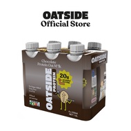 OATSIDE Protein Chocolate Oat Milk 250ml x 6- 20g Protein Drink 3000mg BCAA Dairy Free
