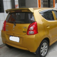 Use For Suzuki Alto Universally Hatchback Spoiler ABS Plastic Forging Carbon Fiber Look Rear Trunk W