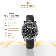 [2 YEARS WARRANTY] BOMBERG BB-68 BLACK 44mm QUARTZ MEN WATCH - NS44CHSS.212.9