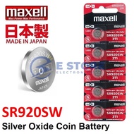 SR920SW (371) Maxell Silver Oxide Battery 1.55V SR920SW Battery