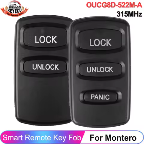KEYECU OUCG8D-525M-A OUCG8D-522M-A For Mitsubishi Eclipse Lancer Montero Sport Key Remote 315MHz 313