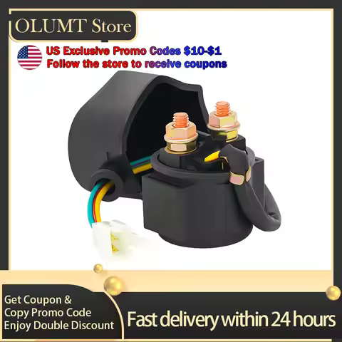Motorcycle Starter Solenoid Relay For HONDA Street CB500 TRX200 TRX400 ATC125M For HYOSUNG GD250N Fo