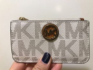 美國🇺🇸 正品 MK Michael Kors logo花紋 logo圖案  鑰匙包 零錢包 絕版正品