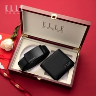 ELLE HOMME | Luxurious Business Wallet and Belt Set