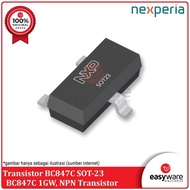 DC99 Transistor BC847 SOT-123 BC847C 1GW SOT123 BC847 SMD ORI NXP NEXPERIA