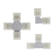 5pcs LED Strip Connector 2pin 4pin 5pin 10mm L/T/ X Shape Free Welding Connector