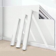 1pc Thickened Linen Wallpaper Roll, Self-Adhesive, Waterproof, Moisture-Proof Foam Wall Sticker, 3D 