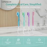 [SEY] 2Pcs Disposable Oral Care Kit Mini Travel Toothbrush with Toothpaste  Floss for Business Trave