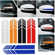 2pc Car Sticker Bar Side Mirror Auto Body Decal Stripe Vinyl Graphic reflector motor helmet perodua proton axia myvi DIY