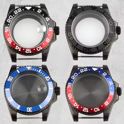 For NH35 SUB GMT 40mm Watch Case For Yacht-Master Seiko NH34 NH35 NH36 NH38 Movement Stainless Steel