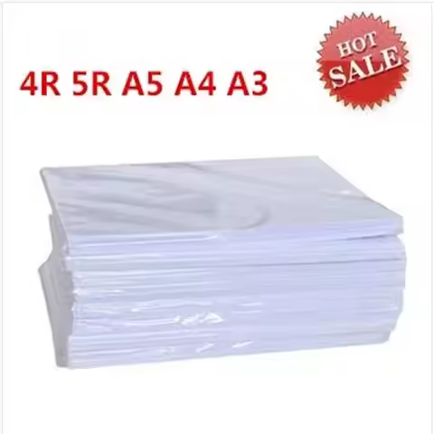 4R 5R A5 A4 A3 size best RC photo paper sticker with waterproof glossy surface