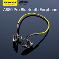 Awei A880 PRO Super Bass Bluetooth 6.0 Earphones Sports Running Earbuds With Mic
