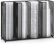 Cairondin Sauce Cup Lid Organizer Wall Mount or Countertop, Disposable Plastic Portion Cup Holder Di