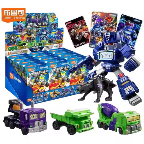Blokees Transformers Defender Version 03 - Heavy Metal War Series Figures Soundwave Collect Children