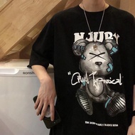 Feeling Shirt New Style Loose Trendy Casual Half High Short Sleeve Street Couple 2026 High-End 2025 