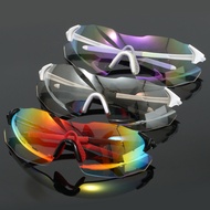 Today New Products/White Frame Photochromic Cycling Glasses Day Night Universal Outdoor Bicycle Clim