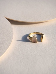 貓耳疊戴戒指，純銀，貓咪戒指，貓銀戒指，疊戴戒指