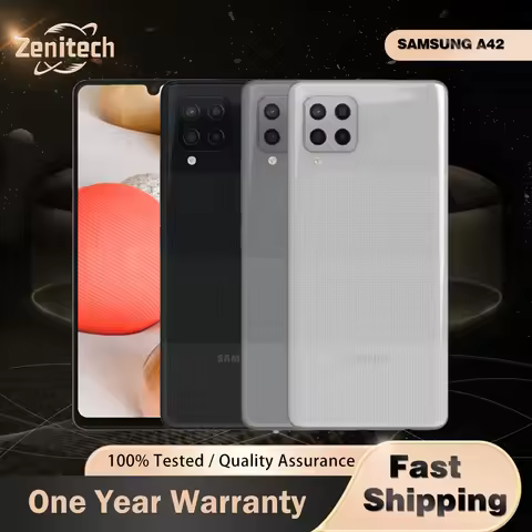 Original Samsung Galaxy A42 A426N A426U 5G Mobile Phone NFC 6.6'' 4GB RAM 128GB ROM 48MP+8MP+20MP Oc