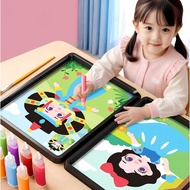Sand Painting Children Handmade diy Color Sand Painting Kindergarten Baby Puzzle Sand Painting Color