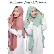 Pashmina Iner Jersey Neck Cover Pashmina Inner Jersey Oval Premium Neck Cover