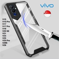 [SG] Shockproof acrylic phone case VIVO V15 V15 Pro V17 V17Pro V19 V20SE V21 V23 V29 V25 Pro V27 Pho