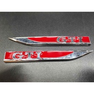 GTI Rear Side Fender Emblem Logo | GTI Logo