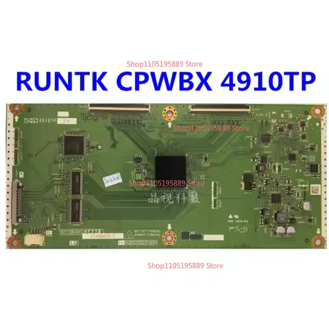 For New CPWBX RUNTK4910TP ZK QPWBXF778WJN2/JN3 T-CON Board LCD TV Repair and Replacement Parts 4910T