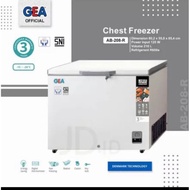 gea ab-208r chest freezer box lemari es beku 200 liter ( khusus Medan